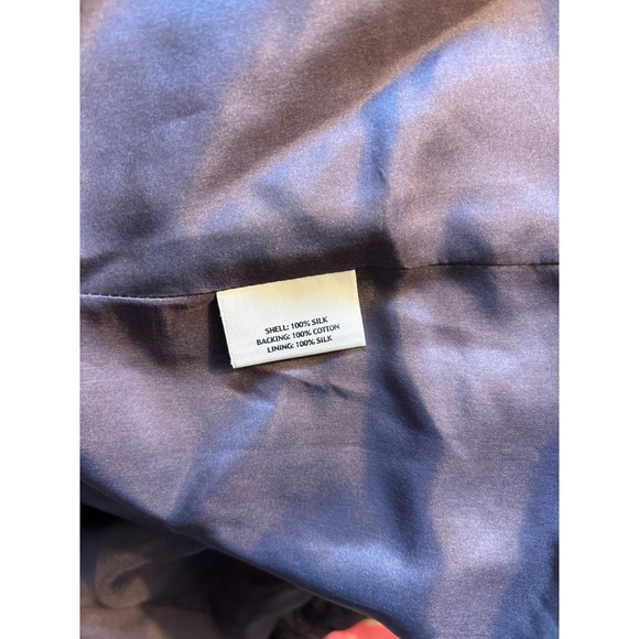 Eileen Fisher Quilted Silk Jacket – Size 1X – Plum Purple - Picture 8 of 9